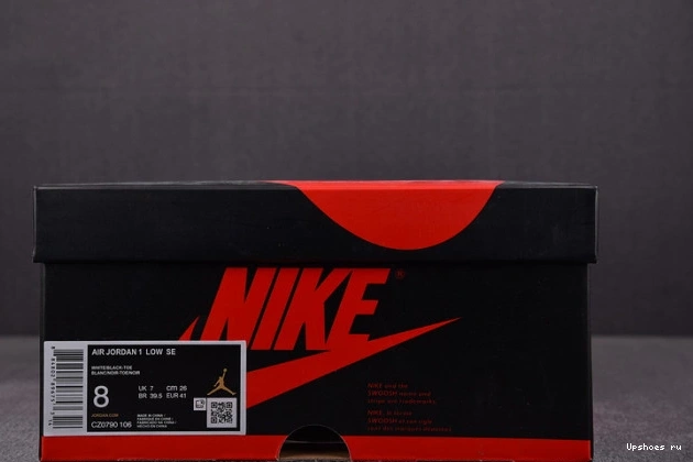 Black (GS) Toe Jordan 553560-116 Low 1 1206